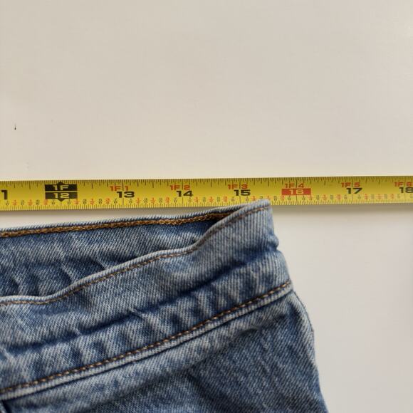 Levis 501 Premium Jeans Womens 31x30 Blue Straight Leg Button Fly Boho Country - Picture 6 of 7